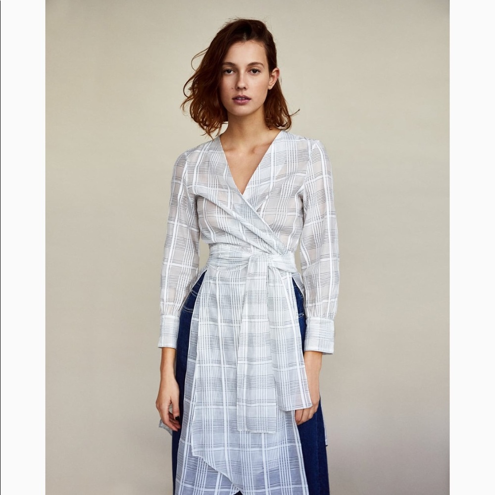 Zara tie tunic